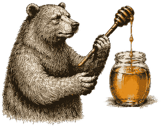 The Forager bear gathering for Local Legend Spiced Rum