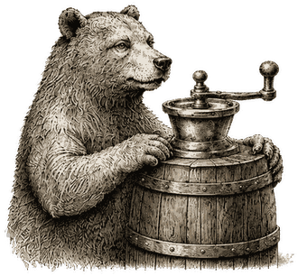 The Forager bear gathering for Forager Vodka